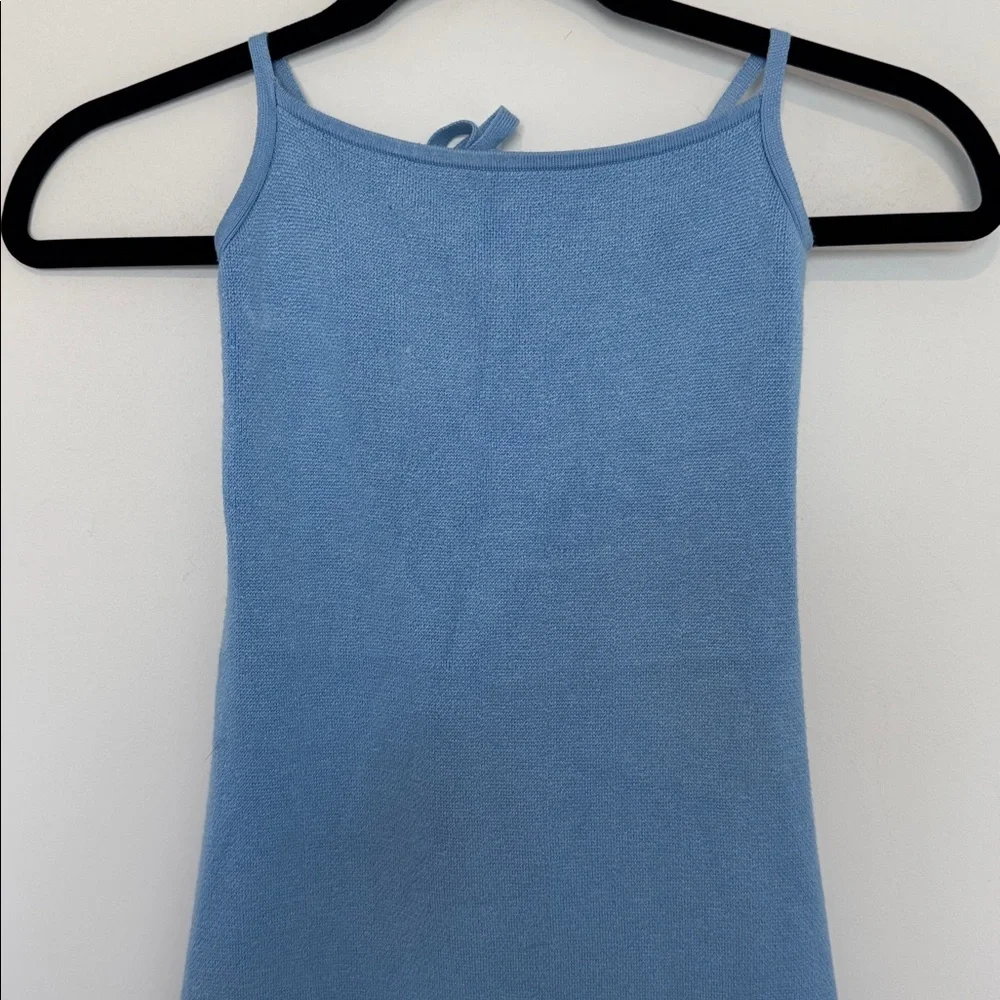 Abercrombie & Fitch Light Blue Mini Knit Dress - Size XS - Picture 4 of 8